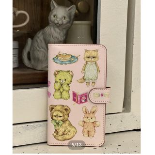 フランシュリッペ(franche lippee)の【新品】yukiemon ユキエモン テキスタイル スマホ手帳 セレクト(モバイルケース/カバー)