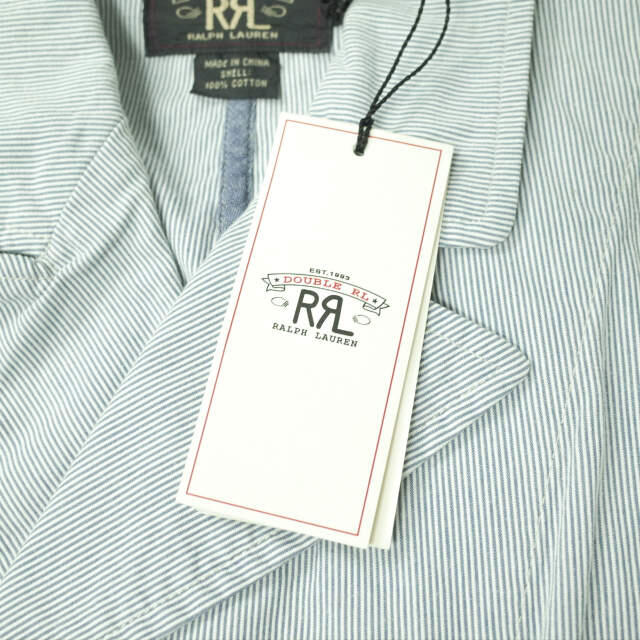RRL(ダブルアールエル)のRRL LIMITED EDITION 103着限定 ストライプダブルジャケット メンズのジャケット/アウター(テーラードジャケット)の商品写真