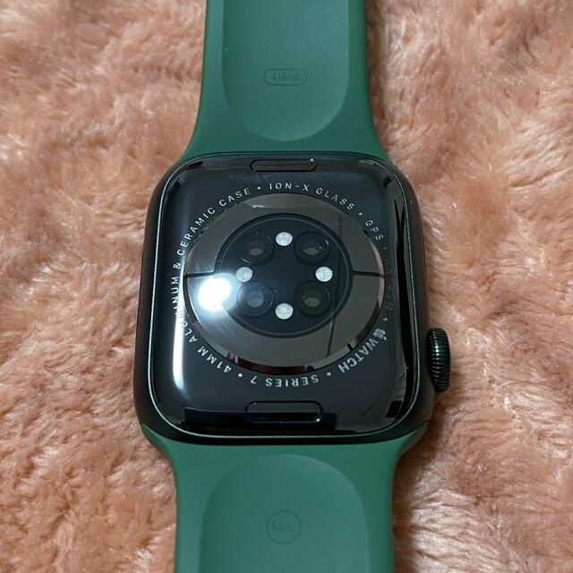 Apple Watch(アップルウォッチ)のapple watch series 7 41mm green aluminum メンズの時計(腕時計(デジタル))の商品写真