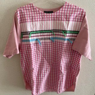 ツモリチサト(TSUMORI CHISATO)のTSUMORI   CHISATO トップス ギンガムチェック(Tシャツ/カットソー(半袖/袖なし))