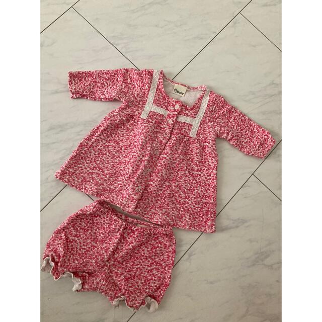 OBABY(オーベイビー)のオーベイビー　上下セット キッズ/ベビー/マタニティのベビー服(~85cm)(その他)の商品写真