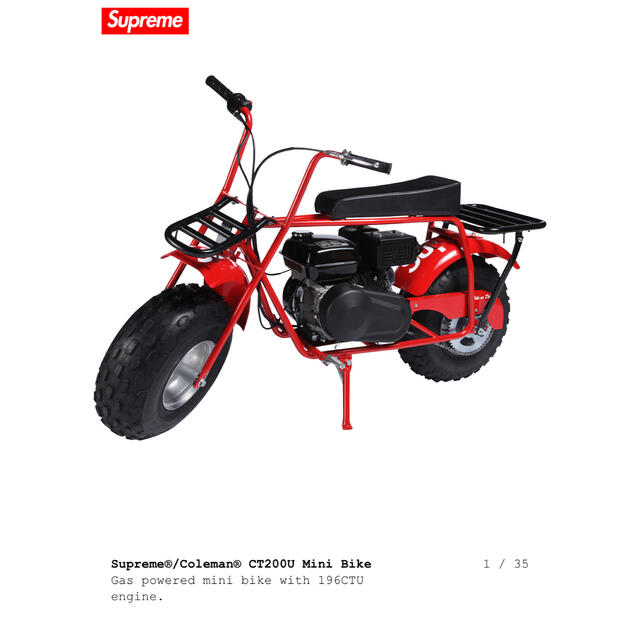 ッドバルブ Supreme - supreme coleman CT200U bike バイク コールマンの通販 by ｍａｎａｃｙａｎ's shop｜シュプリームならラクマ バイク