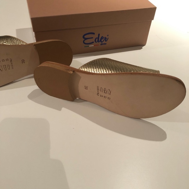 新品 EDER SHOES エダーシューズ イタリア製 革 レザー サンダル