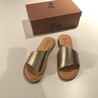新品 EDER SHOES エダーシューズ イタリア製 革 レザー サンダル