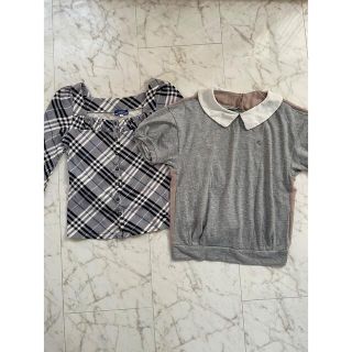 バーバリー(BURBERRY)のBurberry カットソー　長袖&半袖　2枚セット(カットソー(長袖/七分))