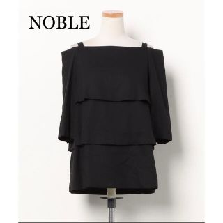 スピックアンドスパンノーブル(Spick and Span Noble)のNOBLE ◆美品◆肩見せ トップス(シャツ/ブラウス(半袖/袖なし))