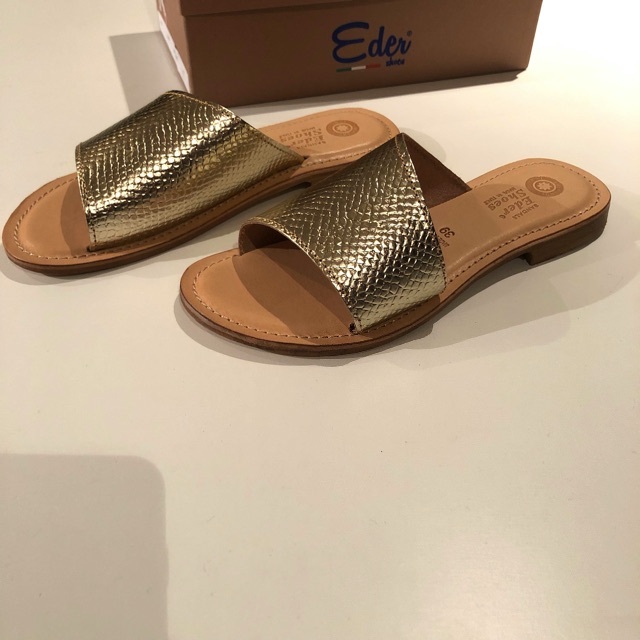 新品 EDER SHOES エダーシューズ イタリア製 革 レザー サンダル