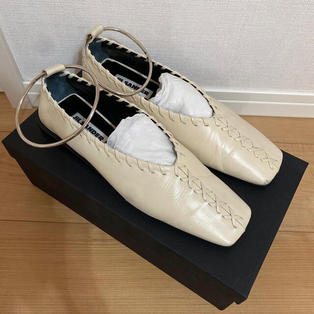 jil sander  レザー　バレエシューズ