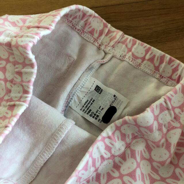 UNIQLO(ユニクロ)のさえひ様専用✴︎レギンス3枚&ロンT2枚セット　80㎝ キッズ/ベビー/マタニティのベビー服(~85cm)(パンツ)の商品写真