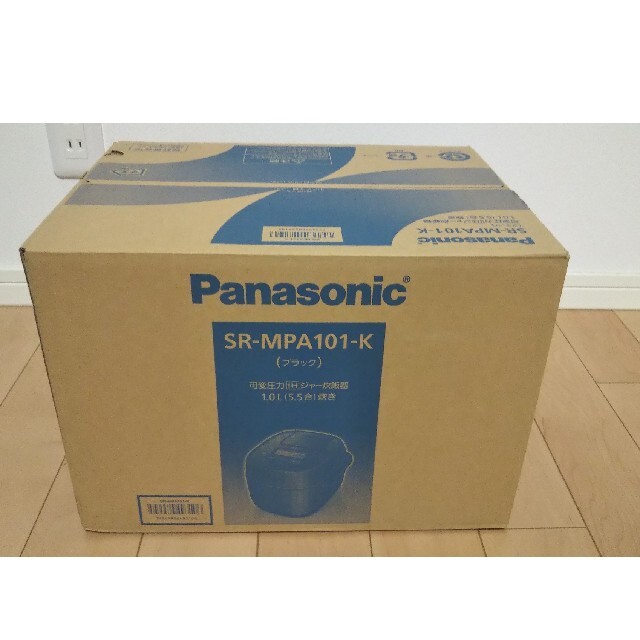 新品】パナソニック 可変圧力IHジャー炊飯器ブラック SR-MPA101-K 新品】パナソニック 可変圧力IHジャー炊飯器ブラック SR-MPA101-K
