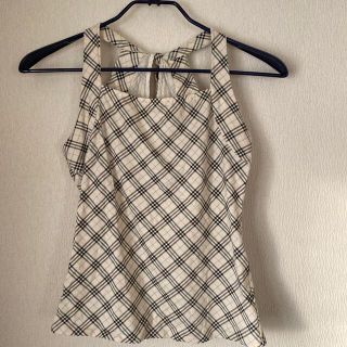 バーバリーブルーレーベル(BURBERRY BLUE LABEL)のバーバリー　ブルーレーベル　夏服　ホルターネック(ホルターネック)