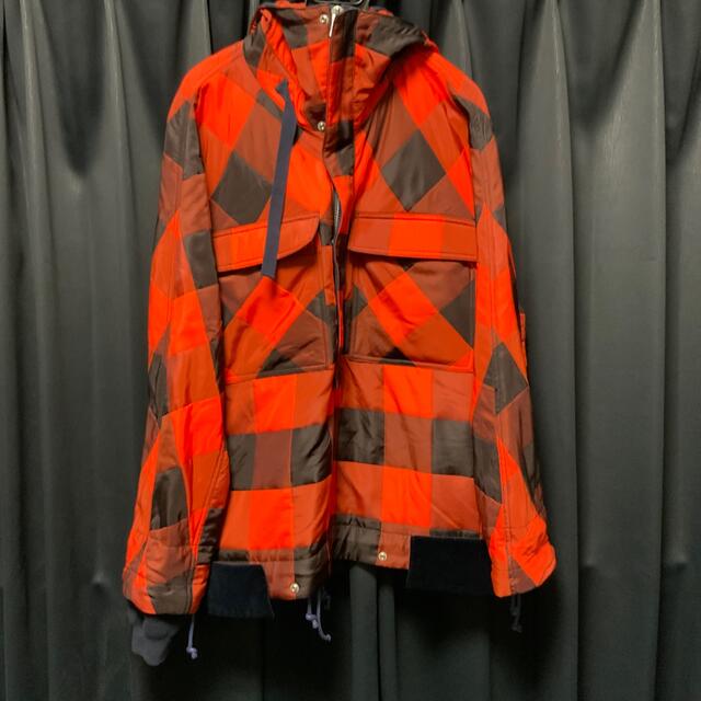 sacai バッファローチェック　プルオーバー