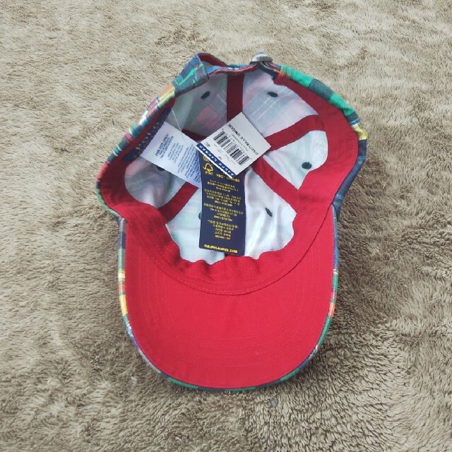 POLO RALPH LAUREN(ポロラルフローレン)の【新品 希少】ポロラルフローレン パッチワーク キャップ メンズの帽子(キャップ)の商品写真