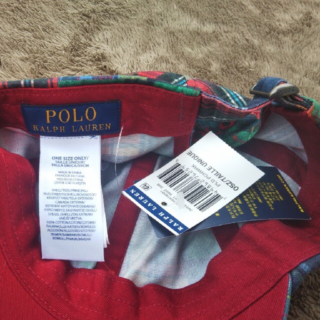 POLO RALPH LAUREN(ポロラルフローレン)の【新品 希少】ポロラルフローレン パッチワーク キャップ メンズの帽子(キャップ)の商品写真