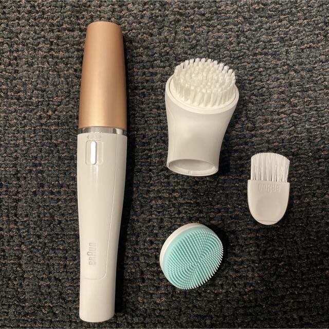 BRAUN(ブラウン)のブラウン　電動フェイス用脱毛器&洗顔ブラシ コスメ/美容のコスメ/美容 その他(その他)の商品写真