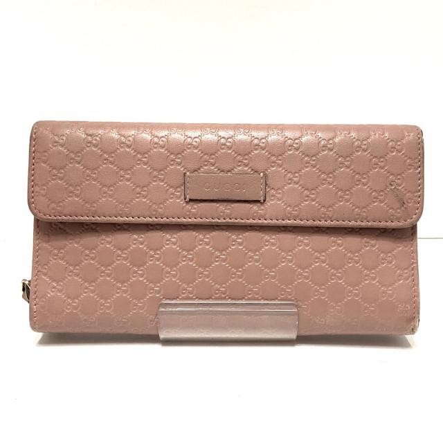 グッチ 長財布 マイクログッチシマ 449364 - 財布