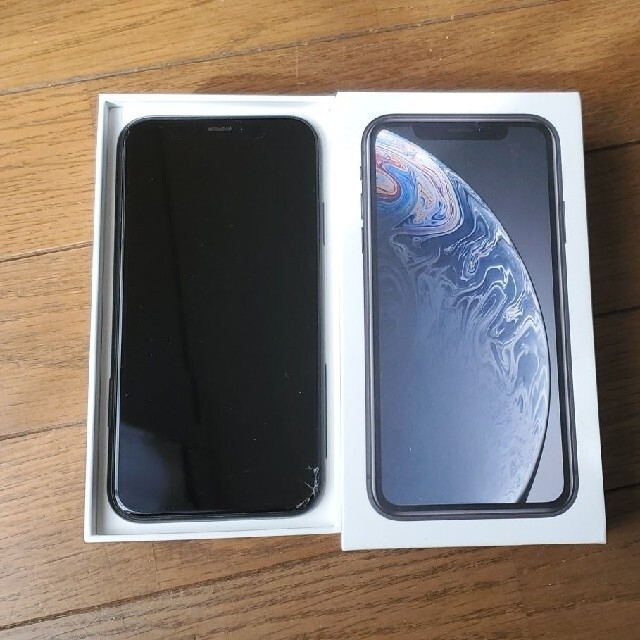 ブラックiPhone XR ブラック 64GB SIMロック解除済み