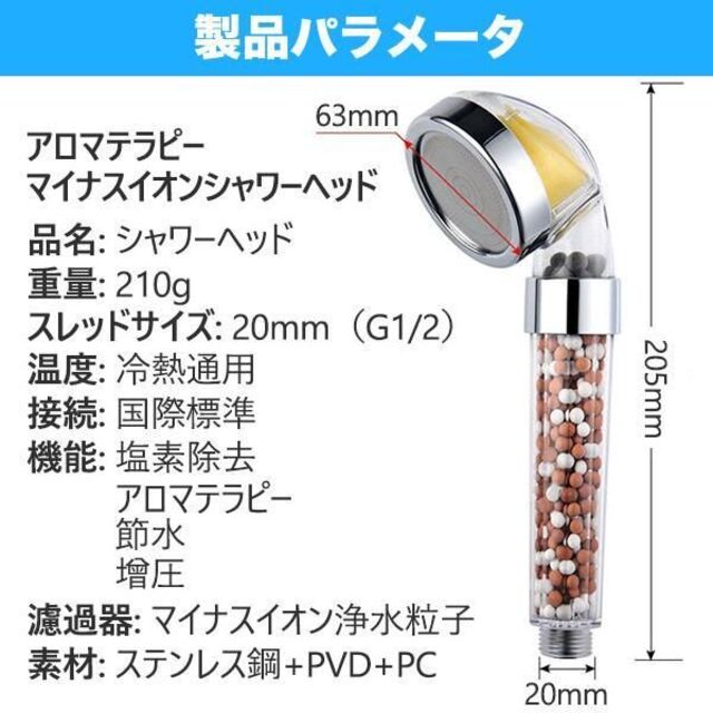 品質満点！ ✨新品未使用品✨ビタミンC vitamin shower シャワーヘッド