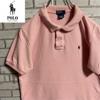 ポロラルフローレン(POLO RALPH LAUREN)の90s 古着 ポロ ラルフローレン 刺繍ロゴ ビッグシルエット ゆるだぼ(ポロシャツ)