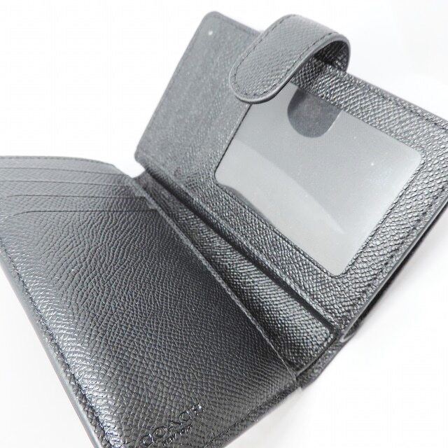 COACH(コーチ)のコーチ 2つ折り財布 - F11484 黒 レザー レディースのファッション小物(財布)の商品写真