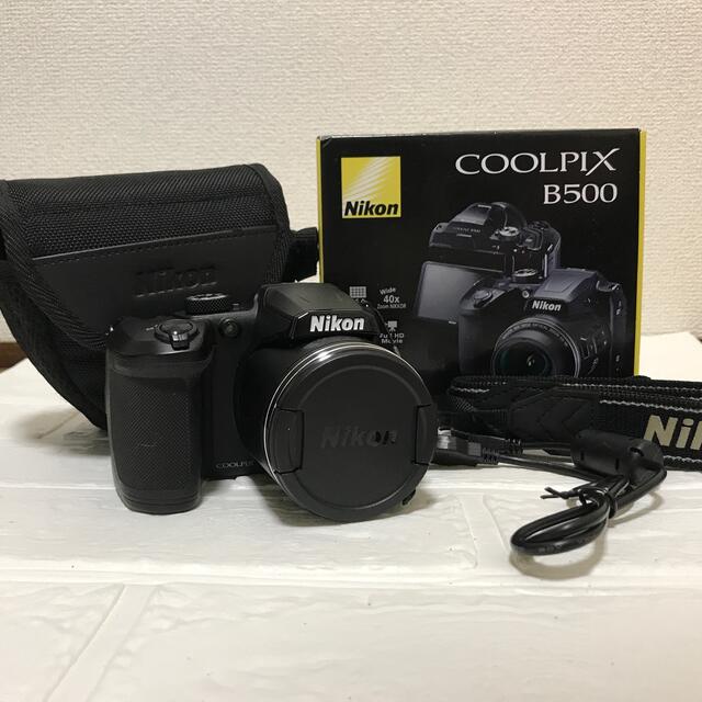 Nikon(ニコン)のちー様専用　ニコン　COOLPIX B500 BLACK スマホ/家電/カメラのカメラ(コンパクトデジタルカメラ)の商品写真