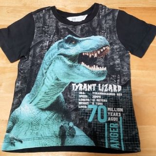 エイチアンドエム(H&M)のダイナソープリントＴシャツ１１０cm(Tシャツ/カットソー)