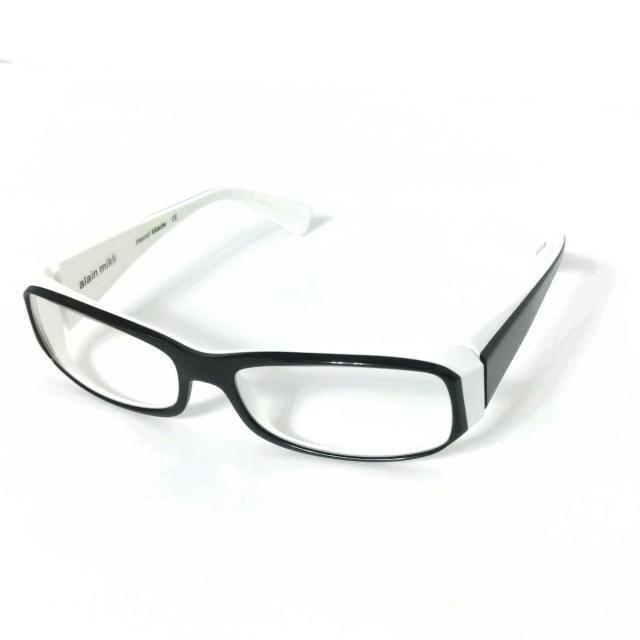 ブランド品専門の alanmikli - クリア×黒×白 - メガネ アランミクリ サングラス+メガネ