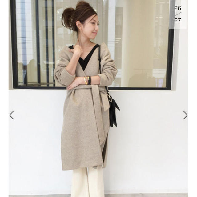 L'Appartement DEUXIEME CLASSE(アパルトモンドゥーズィエムクラス)のアパルトモン♡*TOTEME Robe Coat◆  レディースのジャケット/アウター(ロングコート)の商品写真