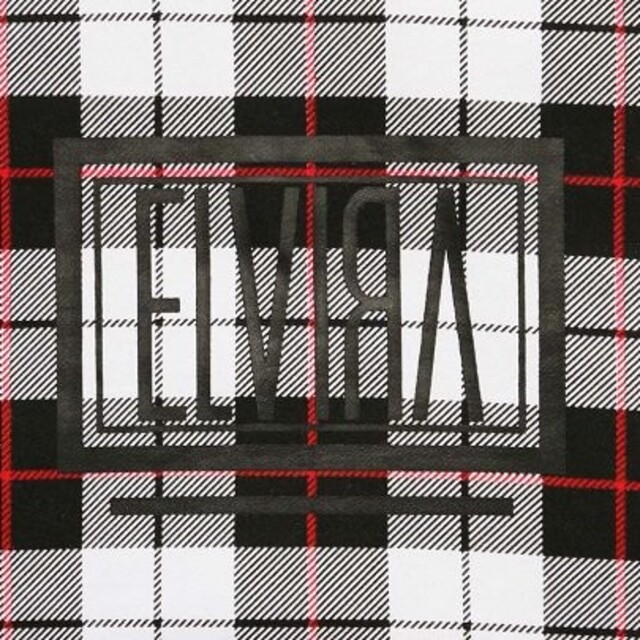 ELVIA(エルヴィア)の【新品 希少】ELVIRA PLAID HOODY Sサイズ ホワイト メンズのトップス(パーカー)の商品写真