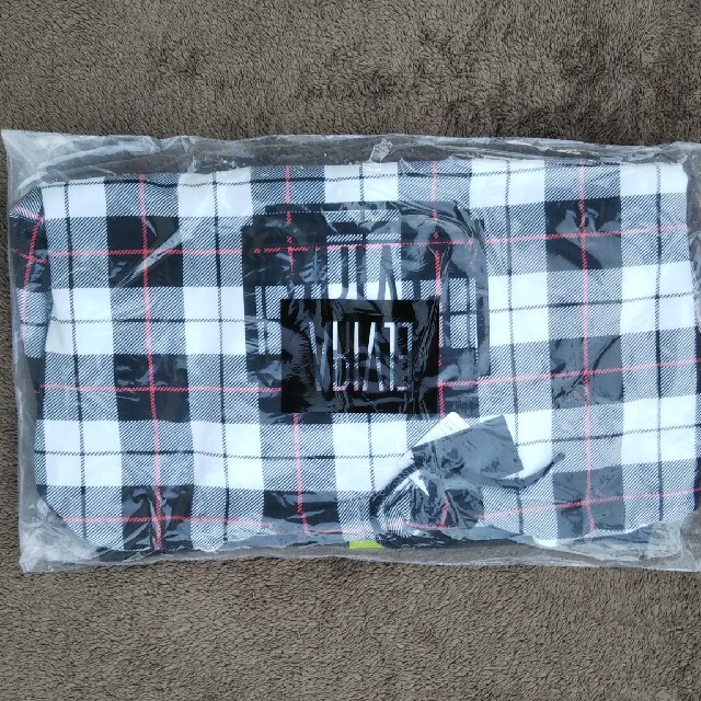 ELVIA(エルヴィア)の【新品 希少】ELVIRA PLAID HOODY Sサイズ ホワイト メンズのトップス(パーカー)の商品写真