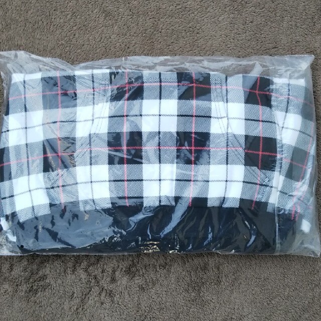 ELVIA(エルヴィア)の【新品 希少】ELVIRA PLAID HOODY Sサイズ ホワイト メンズのトップス(パーカー)の商品写真