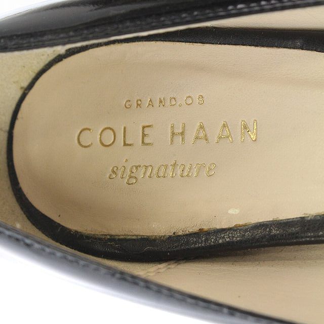 Cole Haan(コールハーン)のコールハーン パンプス シューズ エナメル ヒール 5.5B 22.5cm 黒 レディースの靴/シューズ(ハイヒール/パンプス)の商品写真