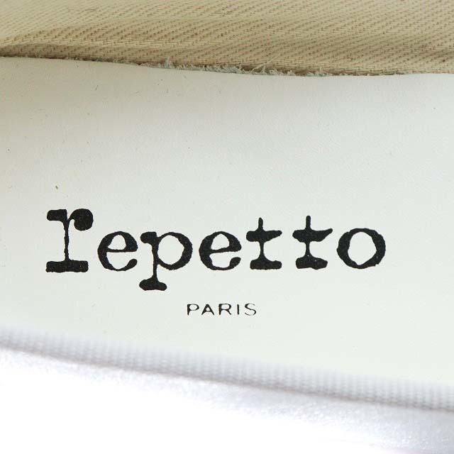 repetto(レペット)のレペット バレエシューズ パンプス レザー 牛革 ローヒール リボン 38.5 レディースの靴/シューズ(バレエシューズ)の商品写真