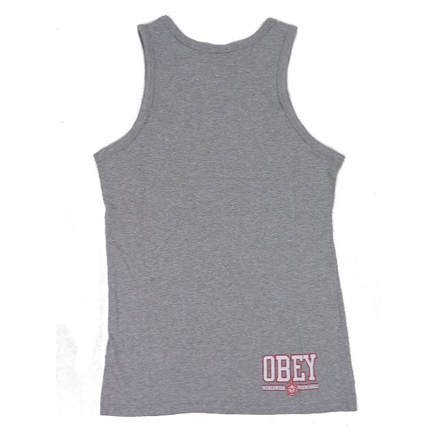 OBEY(オベイ)のOBEY オベイ ブランドロゴ タンクトップ グレー M メンズのトップス(タンクトップ)の商品写真