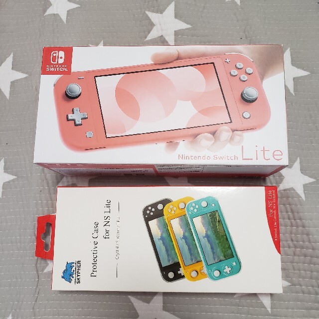 【Nintendo】Switch Lite coral + ケース