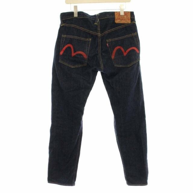 エヴィス EVISU 2000T デニムパンツ ジーンズ カモメ 35×32 紺