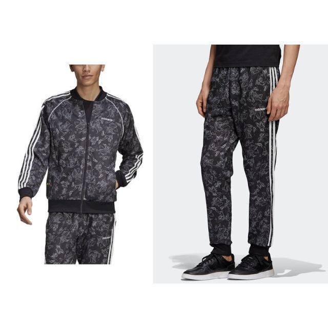 adidas(アディダス)の新品レアadidas×ディズニーコラボ上下セットアップ黒Sユニセックス レディースのレディース その他(セット/コーデ)の商品写真