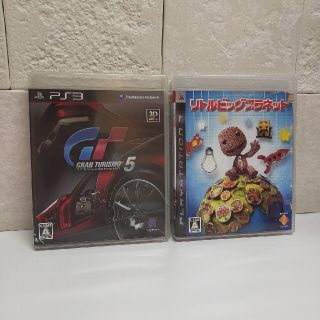 プレイステーション3(PlayStation3)のグランツーリスモ5 リトルビッグプラネット ps3 セット(家庭用ゲームソフト)