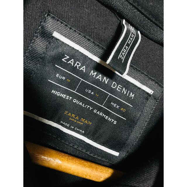 ZARA(ザラ)の初期版限定 ZARA パーカー Gジャン レザーアーム  FR2  DIESEL メンズのジャケット/アウター(Gジャン/デニムジャケット)の商品写真