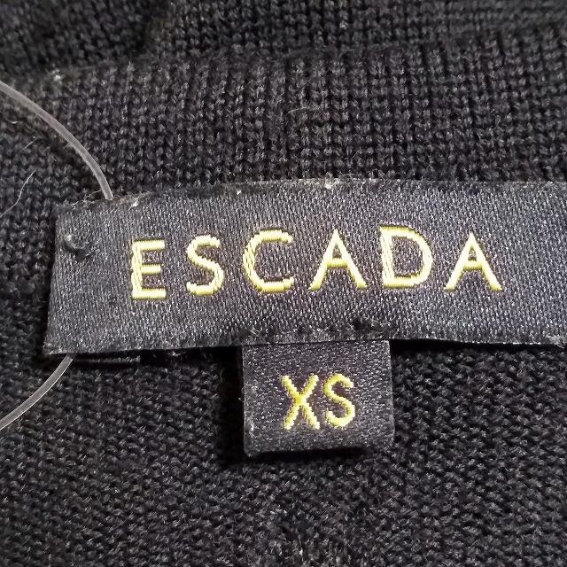 ESCADA(エスカーダ)のエスカーダ カーディガン サイズXS - 黒 レディースのトップス(カーディガン)の商品写真