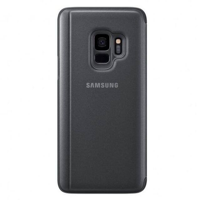 SAMSUNG(サムスン)のGalaxy S9 用 CLEAR VIEW COVER カバー黒 純正 スマホ/家電/カメラのスマホアクセサリー(Androidケース)の商品写真