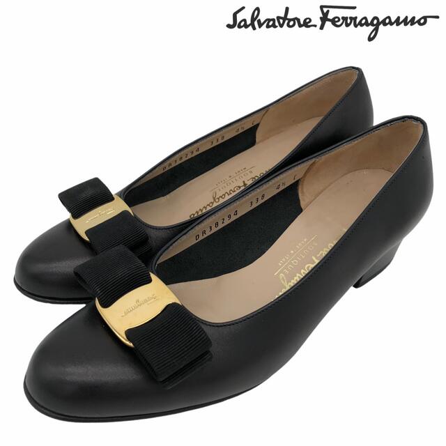 ✨美品✨ Ferragamo フェラガモ パンプス 22cm ブラック