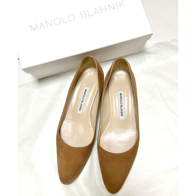 レディースマノロブラニク MANOLO BLANIHK リストニー　キャメル37