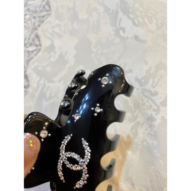 CHANEL シャネル ラインストーン ヘアクリップ バレッタ CHANEL シャネル ラインストーン ヘアクリップ バレッタ