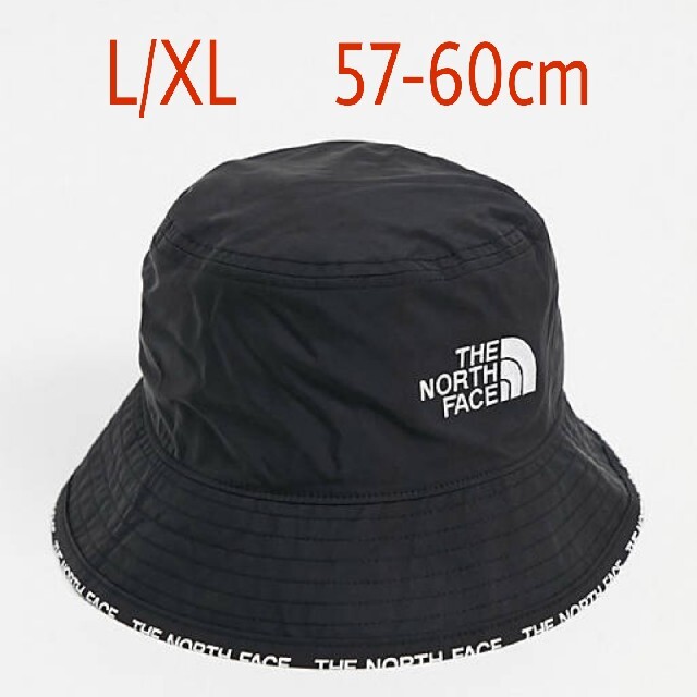 THE NORTH FACE(ザノースフェイス)のノースフェイス サイプレス バケットハット 黒 ブラック 海外モデル L/XL メンズの帽子(ハット)の商品写真