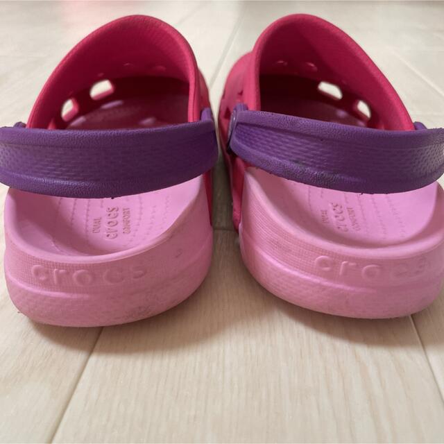crocs(クロックス)のCROCS エレクトロ 3.0 クロッグ　19センチ　おまけつき キッズ/ベビー/マタニティのキッズ靴/シューズ(15cm~)(サンダル)の商品写真