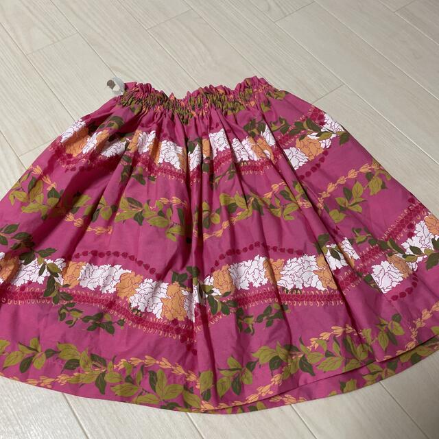 パウスカート フラダンス　子供用　ケイキ キッズ/ベビー/マタニティのキッズ服女の子用(90cm~)(スカート)の商品写真