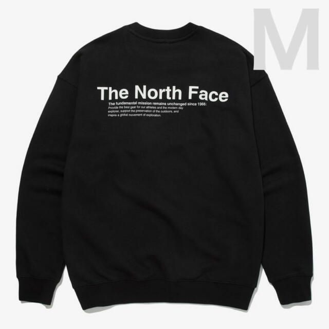 THE NORTH FACE(ザノースフェイス)の98. 海外限定 ノースフェイス ブラック バックプリント スウェット メンズのトップス(スウェット)の商品写真