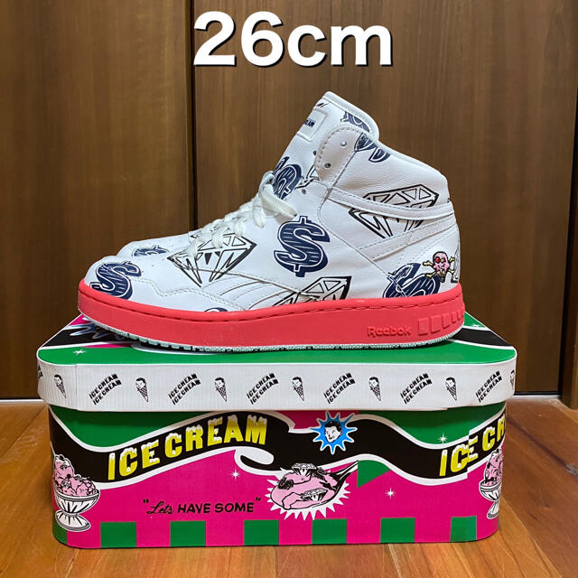 BBC(ビリオネアボーイズクラブ)の26cm BBC ICE CREAM ビリオネアボーイズクラブ リーボック メンズの靴/シューズ(スニーカー)の商品写真