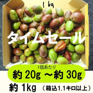 ［タイムセール：緑］約1キロ　グリーンマンゴー 青マンゴー　マンゴー 約1 kg(フルーツ)